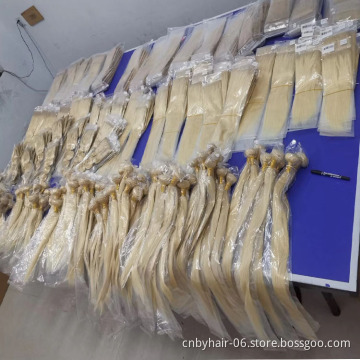 Wholesale #613 Virgin Human Hair Bundles Can Be Dyed Custom Logo And Satin Bag